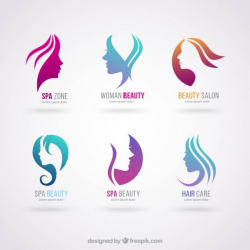 Beauty salon logos Vector | Premium Download