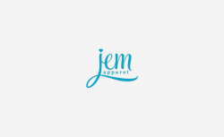 j.e.m. Apparel Fashion Logo Design - Typework Studio Design ...