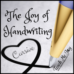 The Joy of Handwriting - Cursive