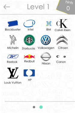 Logo Quiz Answers Level 1-15 for iPhone, iPad, and Android