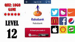 Quiz: Logo Game Level 12 - All Answers - Walkthrough ( By Lemmings at work )