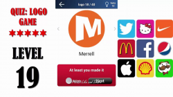 Quiz: Logo Game Level 19 - All Answers - Walkthrough ( By Lemmings at work )