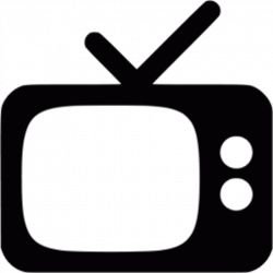 Black tv icon - Free black appliances icons