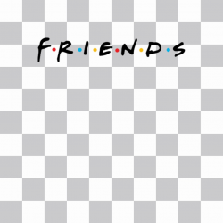 Logo of the famous series FRIENDS to put on your pictures