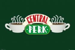 Details about FRIENDS - TV SHOW POSTER / PRINT (CENTRAL PERK CAFÉ LOGO)  (SIZE: 36\