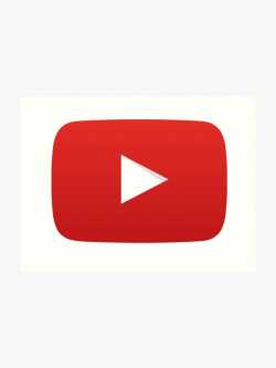 Youtube Logo | Art Print