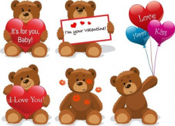 Free Love For Teddy Bear Clipart and Vector Graphics - Clipart.me
