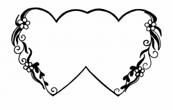 Frames Svg Heart - Love Frame Vector Png Free PNG Images & Clipart ...