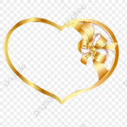 Golden Love, Love Clipart, Golden, Heart PNG Transparent Image and ...