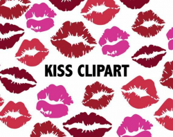 KISS CLIPART - Lipstick lips icons - printable girlie love icons ...