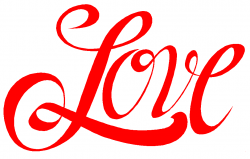 Best The Word Love Clipart #24713 - Clipartion.com