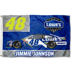Jimmie Johnson 48 Team Lowes Racing Flag your Jimmie Johnson ...