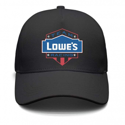 YUIOA Men/Womens Lowe\'s-Racing-Logo- Plain Adjustable Hunting Cap Best  Strapback Hat