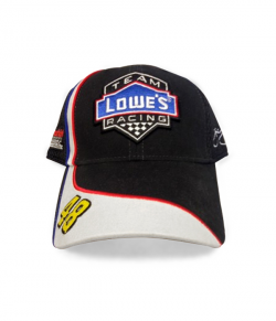 Jimmie Johnson #48 Team Lowes Black Mesh Racing Hat