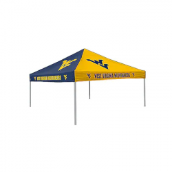 Logo Chairs Checkerboard Tent 9-ft W x 9-ft L Square Blue ...
