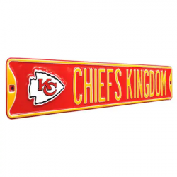 Authentic Street Signs Chiefs Kingdom Logo at Lowes.com