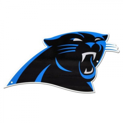 Authentic Street Signs Large Carolina Panthers Steel Logo at ...