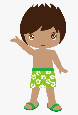 Hawaiian Aloha Tropical - Luau Hula Boy Clipart, Cliparts ...