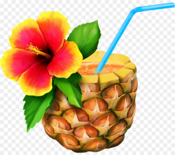 Hawaiian Pizza clipart - Pineapple, Luau, Food, transparent ...
