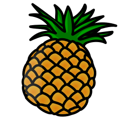 Pineapple Fruit Luau Clip art - Pineapple Cliparts png ...