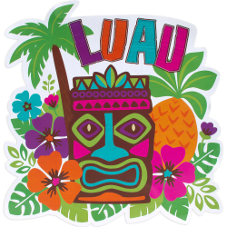 Tiki Luau Cutout