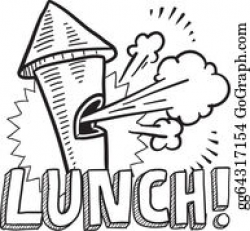 Lunch Break Clip Art - Royalty Free - GoGraph