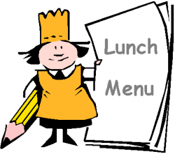 Lunch clip art menu - WikiClipArt