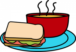 Sandwich chicken noodle soup lunch clipart kid - Cliparting.com