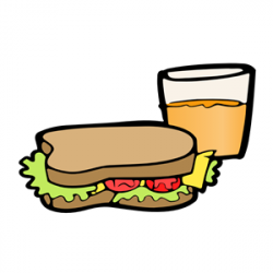 Sandwich and Drink clipart, cliparts of Sandwich and Drink ...