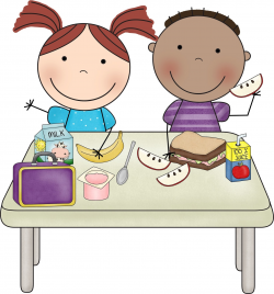 Clipart of teacher and student eating lunch - Clip Art Library
