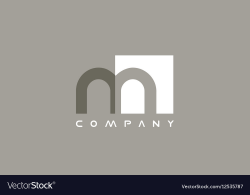Alphabet small letter m logo icon design