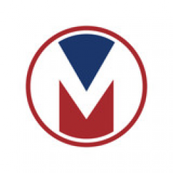 Letter M Circle Logo Template\