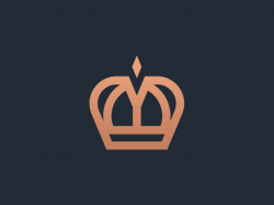 Crown M Logo by Brandclay on Dribbble