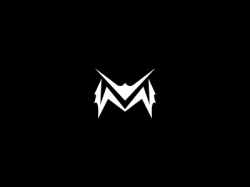 Jagged Letter M Concept Logo