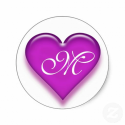 m in a heart | Letter art, M wallpaper, Colorful wallpaper