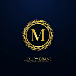 Ornamental luxury letter m logo Vector | Free Download