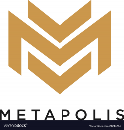 M logo concept creative minimal design template