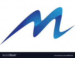 M Letter Mountain Logo