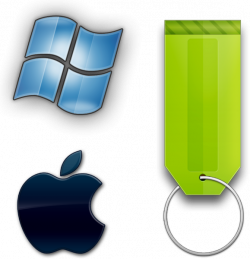 Mac Windows Logo Random Collection (PSD) | Official PSDs