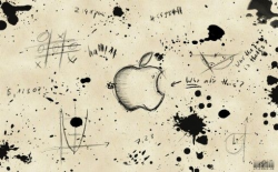 Apple Logo Sketch Background | Apple wallpaper, Cool ...