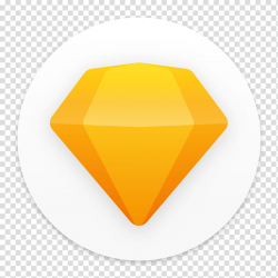 Clay OS A macOS Icon, Sketch, orange diamond logo ...