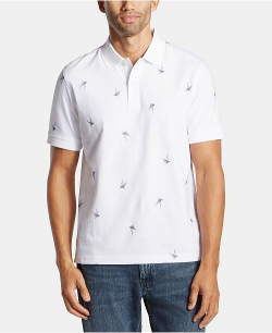 Nautica Men\'s Blue Sail Classic-Fit Icon Logo Polo, Created for Macy\'s
