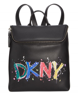 DKNY Tilly Logo Paint Backpack, Created for Macy\'s ...