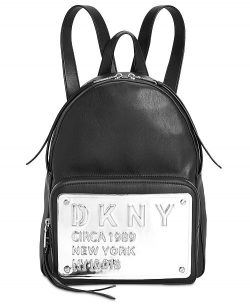 DKNY 10018 Logo Backpack, Created for Macy\'s & Reviews ...