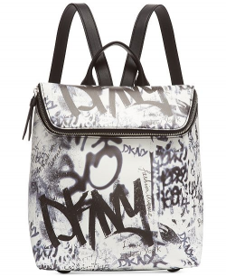 DKNY Tilly Graffiti Logo Backpack, Created for Macy\'s ...