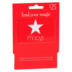 Macy\'s Real Time Snap $25 Gift Card | Walgreens
