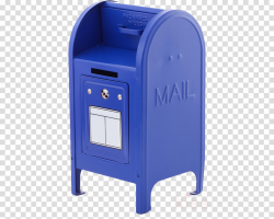 blue furniture mailbox clipart - Blue, Furniture, Mailbox ...