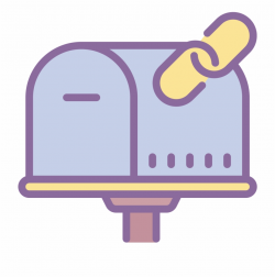 Pink Mailbox Png Mailbox Vector Transparent - Clip Art Library