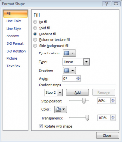 Use transparency gradients