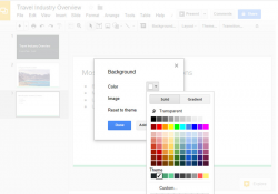 How to Add Pictures and Backgrounds in Google Drive Slides